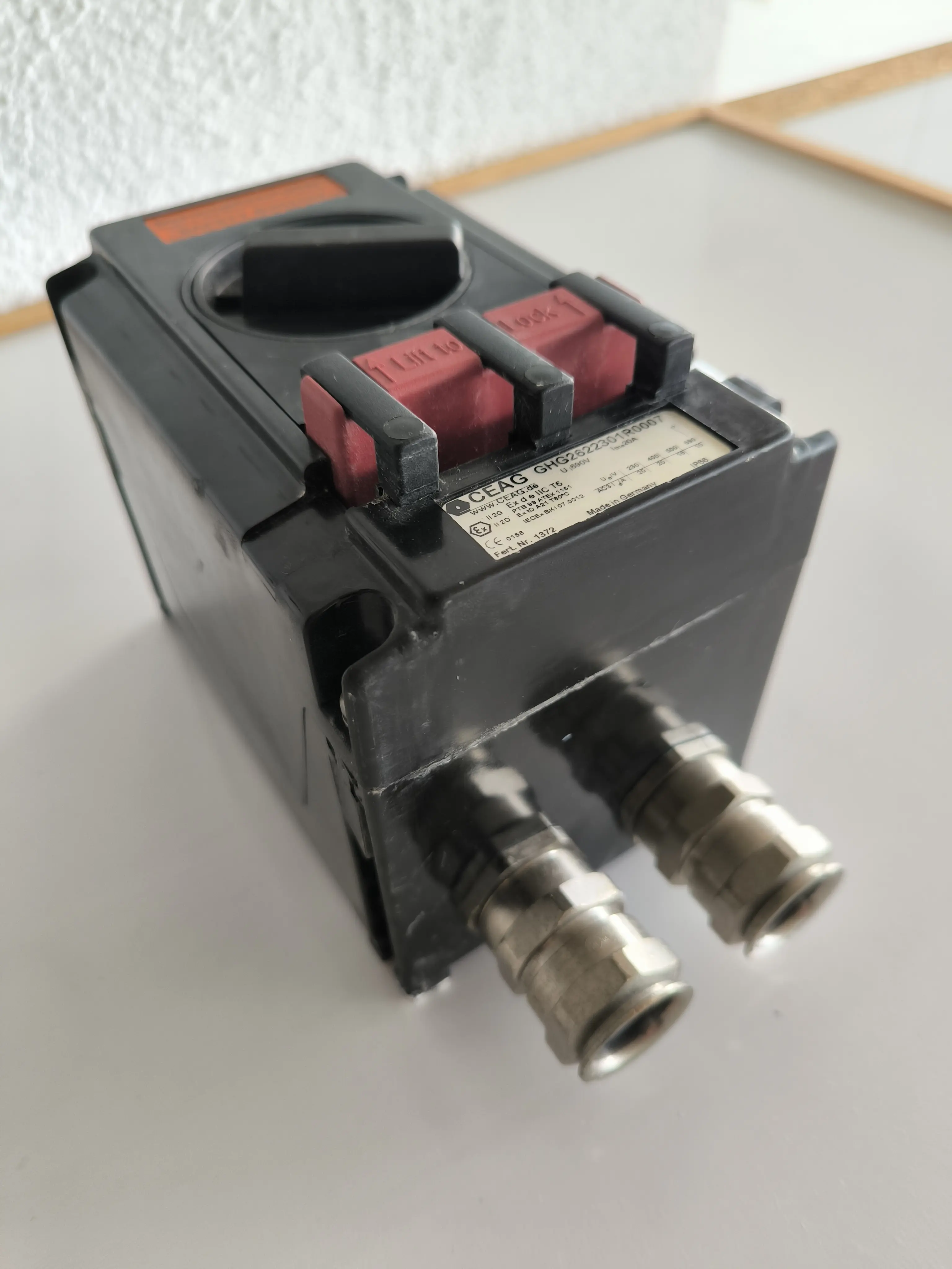 INTERRUPTOR DE SEGURIDAD CEAG GHG ATEX - 2