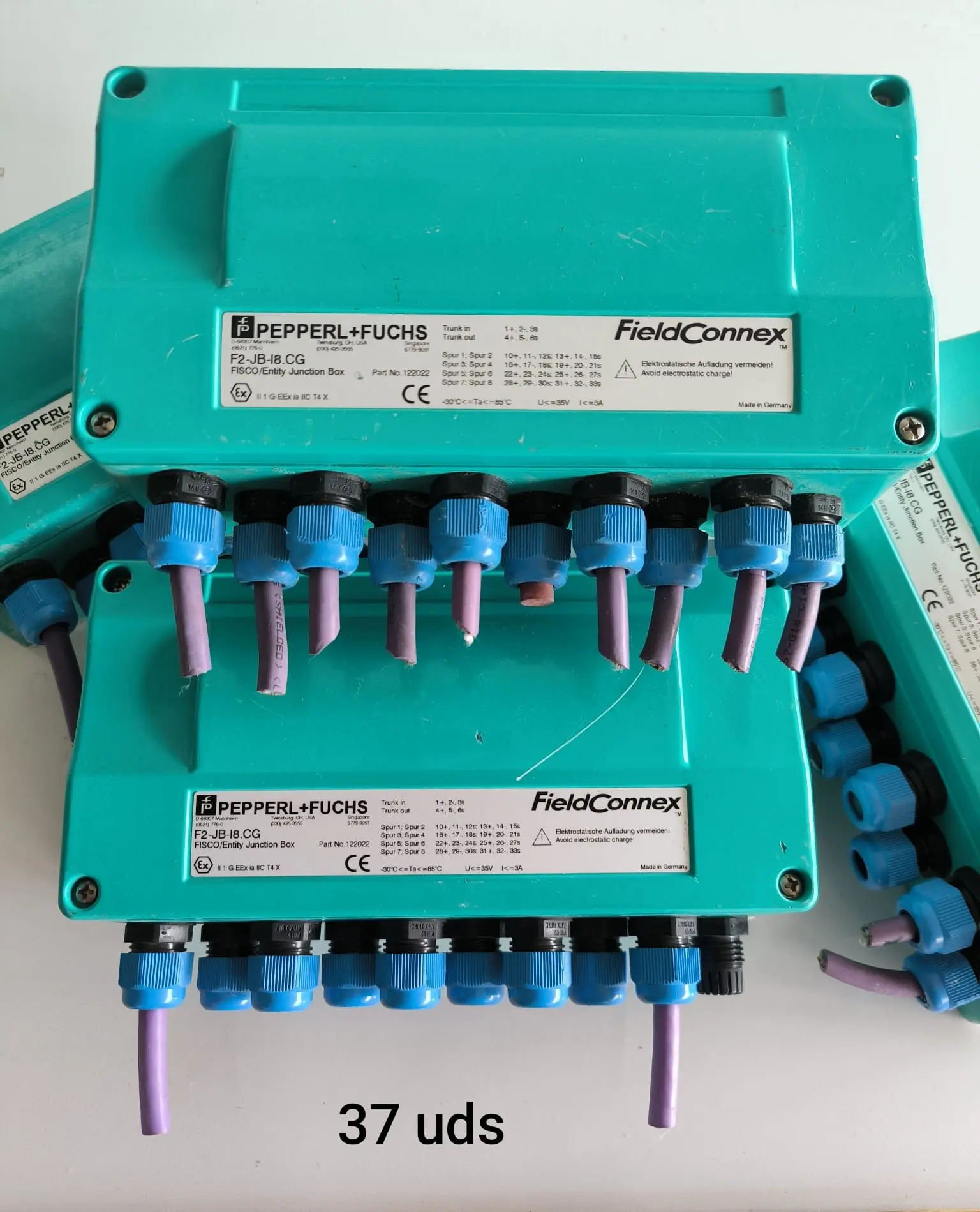 CAJAS DE CONEXIONES PEPPERL + FUCHS F2-JB-I8. CG ATEX - 4